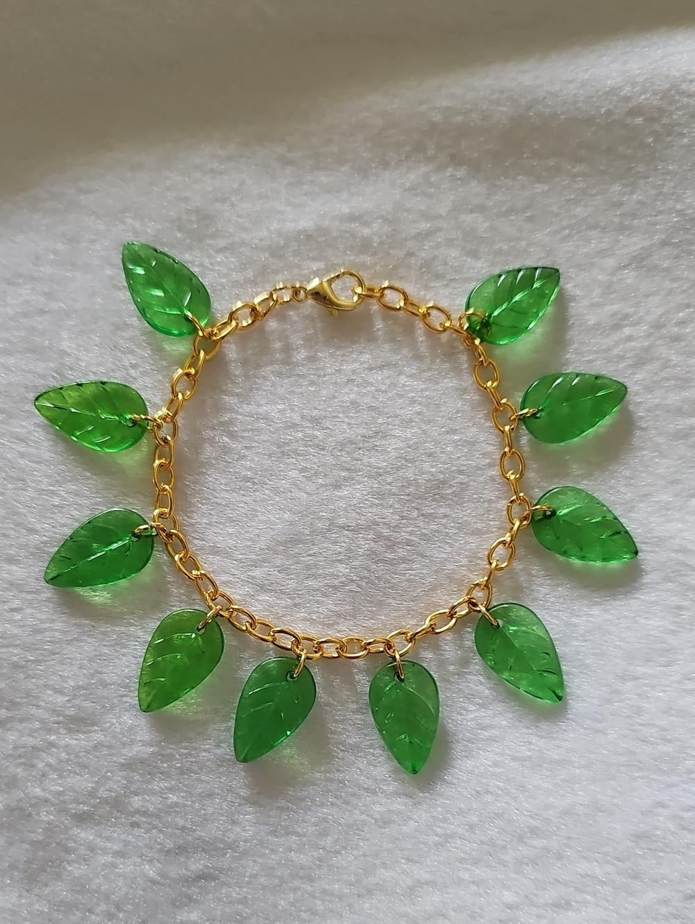 Leaf Charm Bracelet